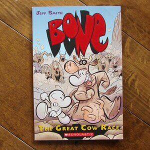 Bone The Great Cow Race Book by Jeff Smith Comics Comedy Humour Teens 10-15
